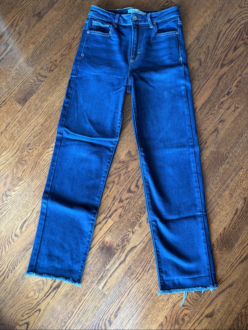 Hidden Straight-Leg Women’s Jeans in Dark Blue